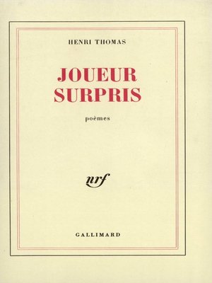 cover image of Joueur surpris